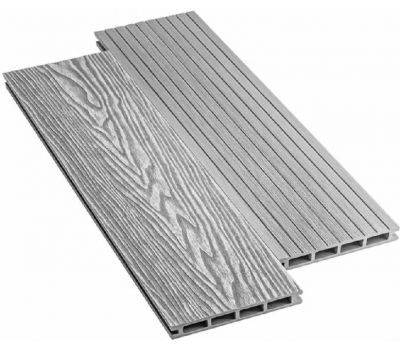 Террасная доска ДПК Praktik New - Серый от производителя  Deckart (Россия) по цене 560 р