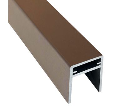 П-профиль алюминиевый 35x25 Венге от производителя EasyDecking по цене 750 р П-профиль алюминиевый 35x25 Венге от производителя EasyDecking по цене 750 р