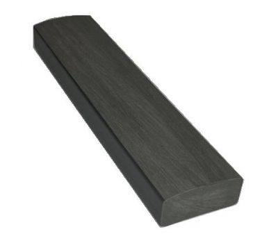 Лавочный брус Некст полнотелый брашированный 70х35 Графит (под заказ) от производителя  Ecodecking по цене 620 р