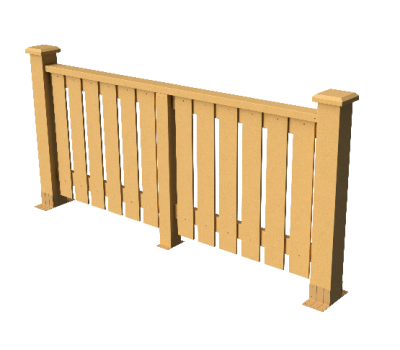 Декоративные ограждения ДПК " Вилидж", Песчаник, шлифованное от производителя GrinderDeco по цене 7 116 р Декоративные ограждения ДПК " Вилидж", Песчаник, шлифованное от производителя GrinderDeco по цене 7 116 р