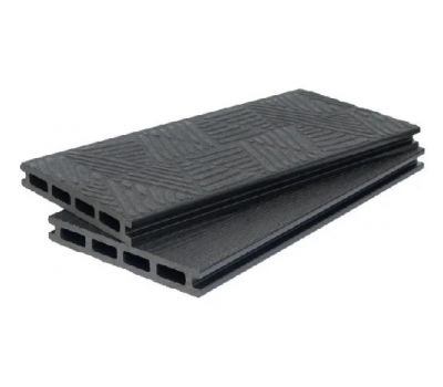 Террасная доска ДПК 3D+3D NEW пустотелая двухсторонняя Черный от производителя Polivan Group по цене 730 р Террасная доска ДПК 3D+3D NEW пустотелая двухсторонняя Черный от производителя Polivan Group по цене 730 р