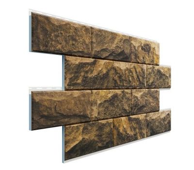 Фасадная термопанель Дагестанский камень - Тигровый глаз от производителя  Доломит по цене 752 р