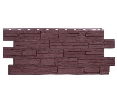 Фасадные панели СЕРИЯ ЭКО-1 АЛЬПИЙСКАЯ СКАЗКА - Браун от производителя  Т-сайдинг по цене 520 р