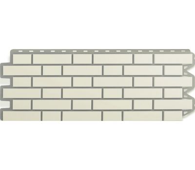 Фасадные панели (цокольный сайдинг) Кирпич клинкерный Белый от производителя Альта-профиль по цене 632 р Фасадные панели (цокольный сайдинг) Кирпич клинкерный Белый от производителя Альта-профиль по цене 632 р