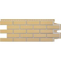 Фасадные панели Премиум клинкерный кирпич Песочный (шов RAL 7006)
