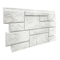 Фасадные панели (цокольный сайдинг) коллекция Камень Природный - Жемчужный