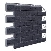 Фасадные панели Кирпич Баварский - Графит