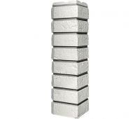 Угол наружный Коллекция кирпич баварский Белый