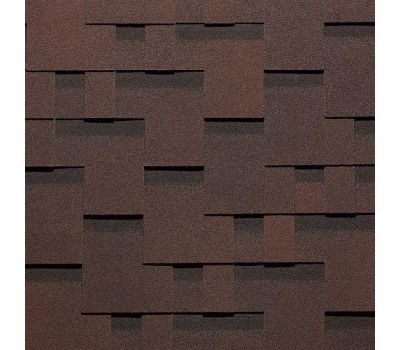 Гибкая черепица ГЕНУЯ Зрелый каштан от производителя  Docke по цене 760 р