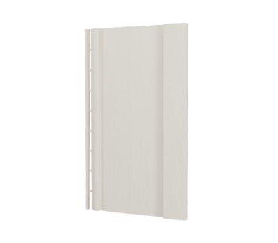 Сайдинг Вертикальный Вертикальный S7, Пломбир от производителя  Docke по цене 255 р