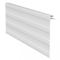 J-фаска ( ветровая, карнизная планка ) белая для сайдинга J-фаска ( ветровая, карнизная планка ) белая для сайдинга