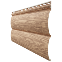 Виниловый сайдинг - серия LUX Блок-Хаус D4,7T,( под бревно) Рябина