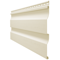 Виниловый сайдинг - серия PREMIUM D4,5D,(Корабельный брус) Сливки