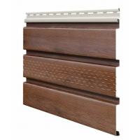 Софиты ламинированные с центральной перфорацией, Коричневый Софиты ламинированные с центральной перфорацией, Коричневый