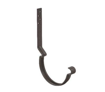 Крюк крепления желоба длинный с комплектом крепления RR 32 Тёмно-коричневый matt 125/90 от производителя  Aquasystem по цене 737 р