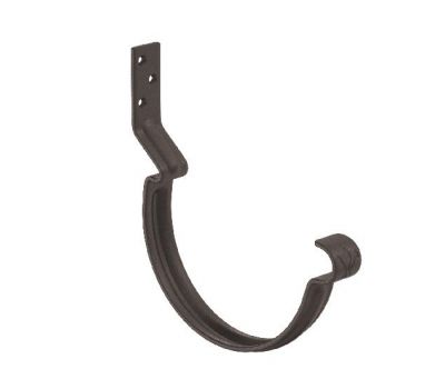 Крюк крепления желоба короткий RR 32 Тёмно-коричневый matt 125/90 от производителя  Aquasystem по цене 657 р