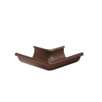 Угол желоба, наружный 90° RAL 8017 Коричневый matt 125/90 Угол желоба, наружный 90° RAL 8017 Коричневый matt 125/90