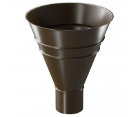 Воронка водосборная круглая КАШТАН (RAL 8017)