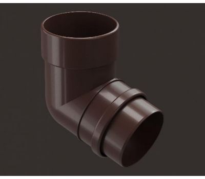 Колено трубы 72° Шоколад от производителя  Docke по цене 453 р